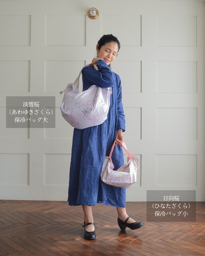 【母の日仕様】桜柄保冷バッグ大