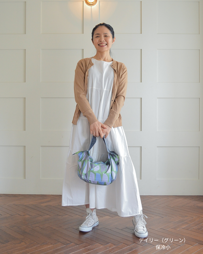 [Reservation] Kobe Tartan Blue Check Cooler Bag (Small) | Delivery in late June