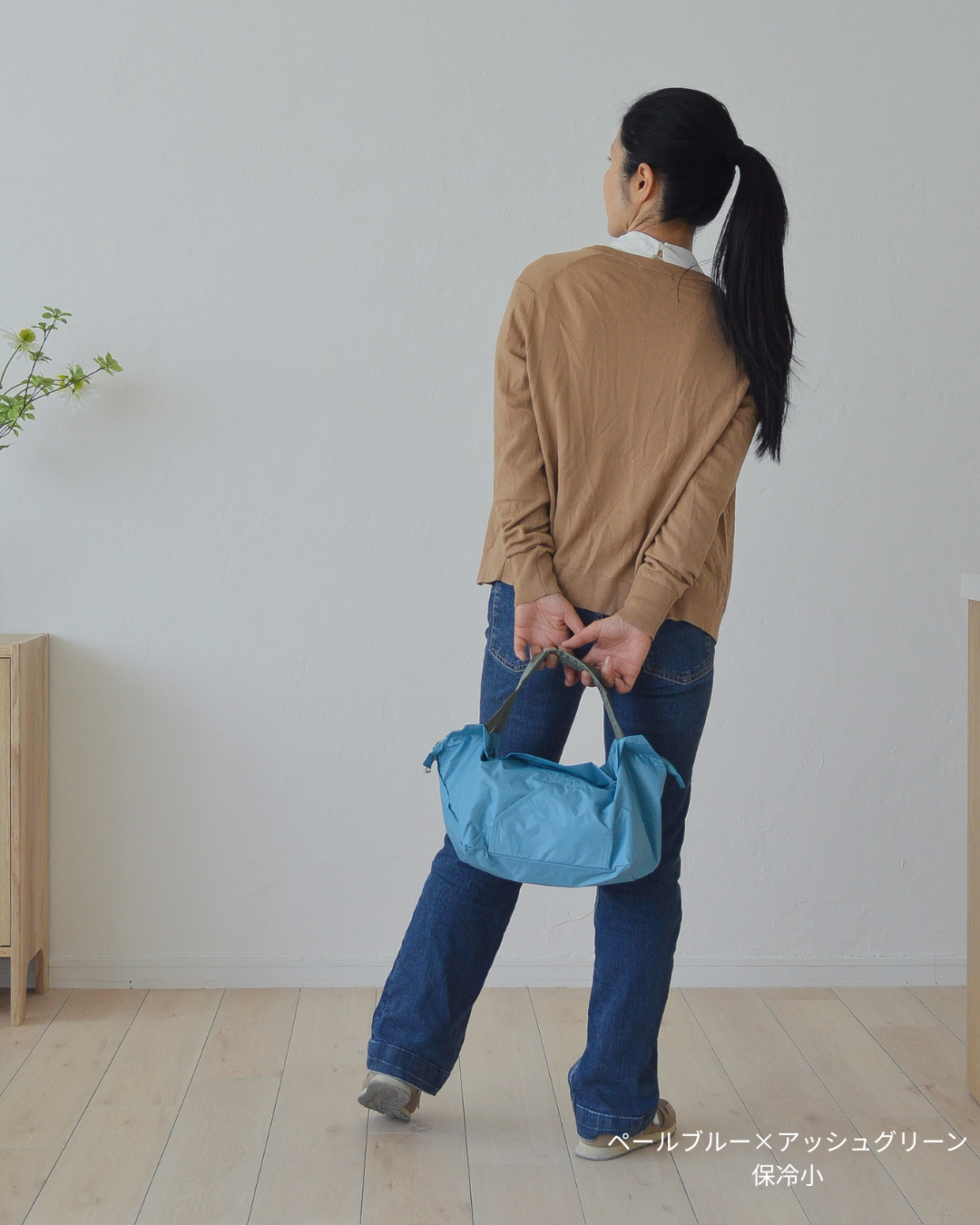 [Reservation] Kobe Tartan Blue Check Cooler Bag (Small) | Delivery in late June