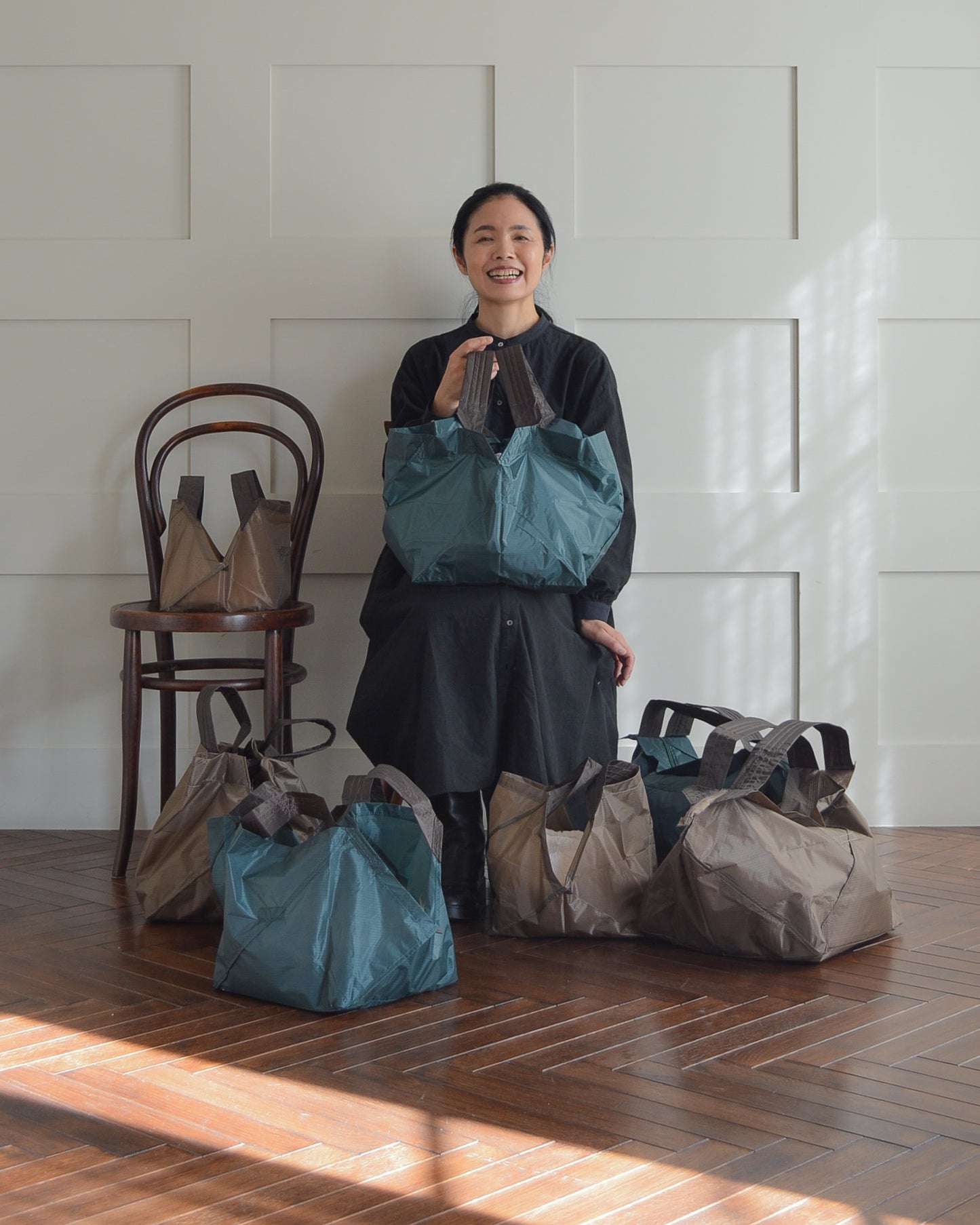 モスグリーン×チャコールブラウン|Mサイズ予約：2月下旬お届け】