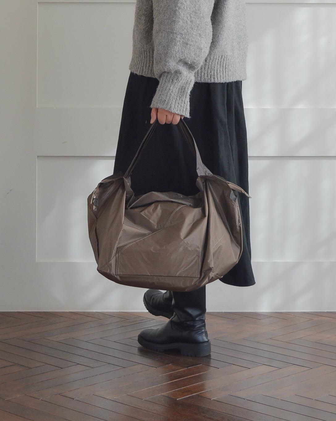 モカブラウン×チャコールブラウン|保冷バッグ　【予約：2月下旬お届け】