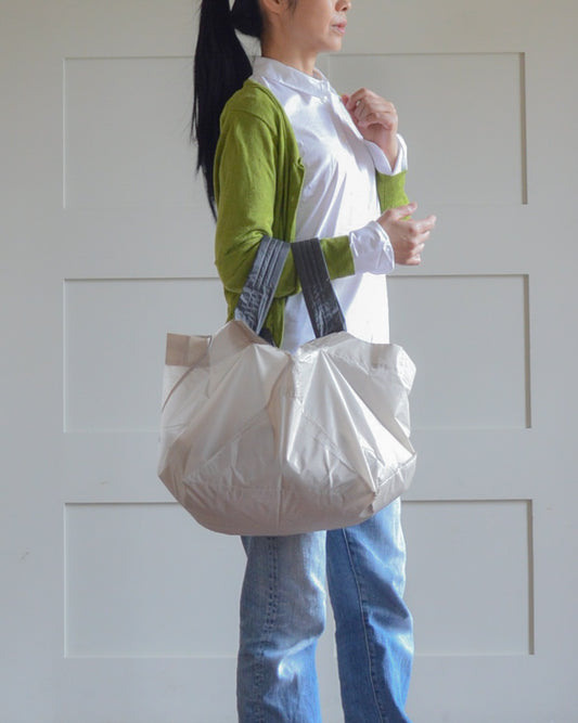 ライトベージュ×チャコールグレー|Lサイズ　【予約：1月下旬お届け】