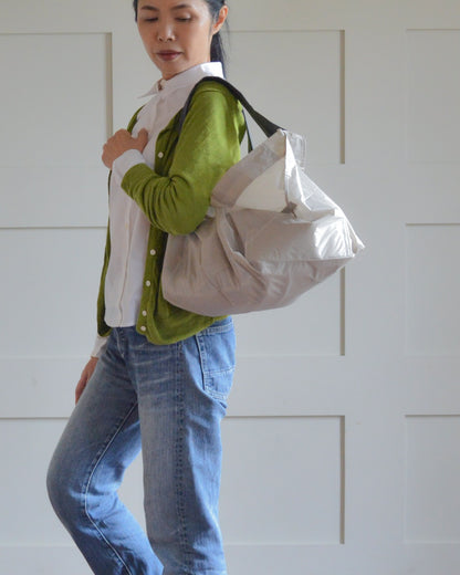 ライトベージュ×チャコールグレー|Lサイズ　【予約：1月下旬お届け】