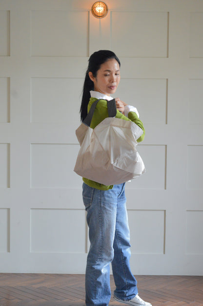 ライトベージュ×チャコールグレー|Lサイズ　【予約：1月下旬お届け】