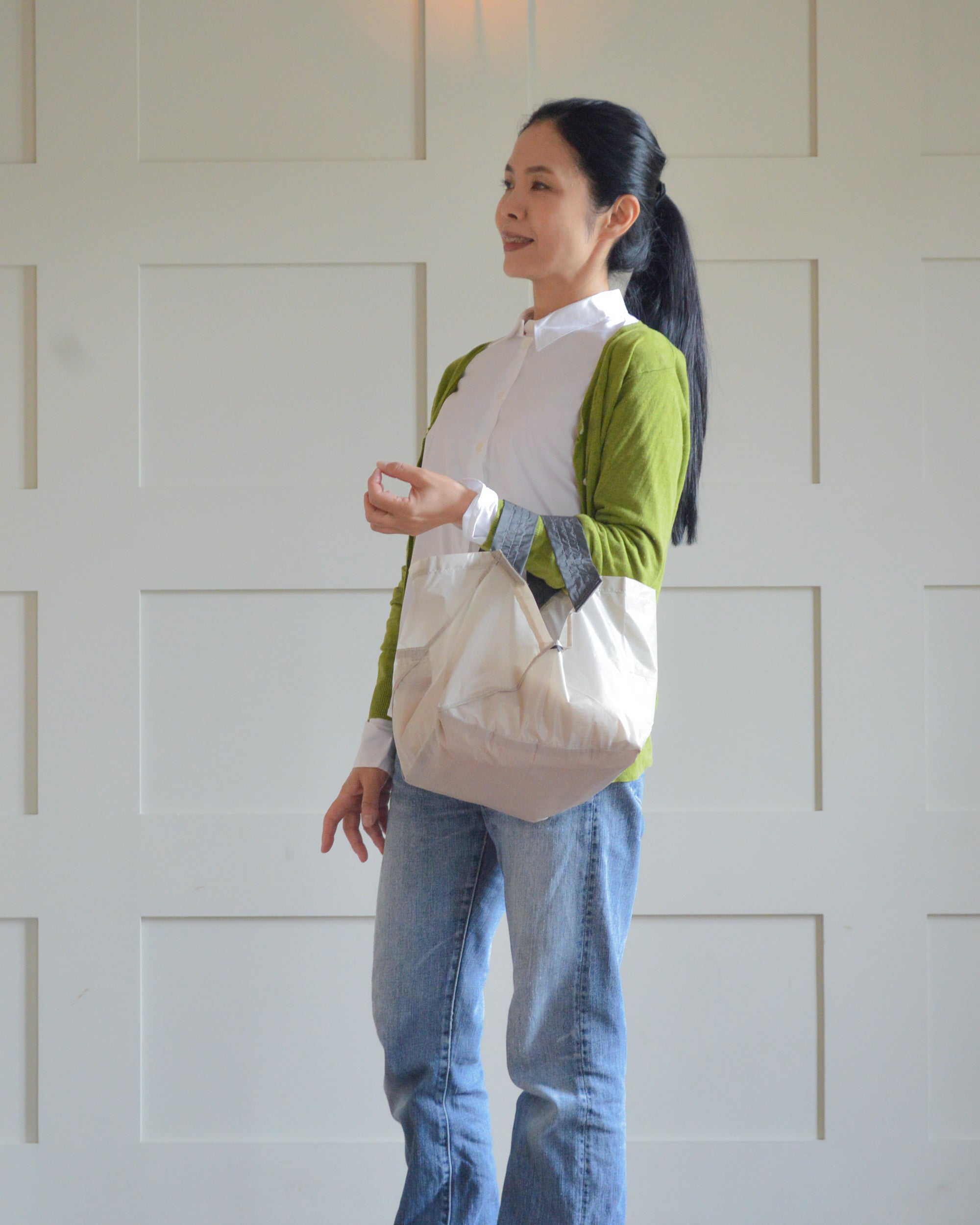 ライトベージュ×チャコールグレー|Mサイズ【予約：1月下旬お届け】