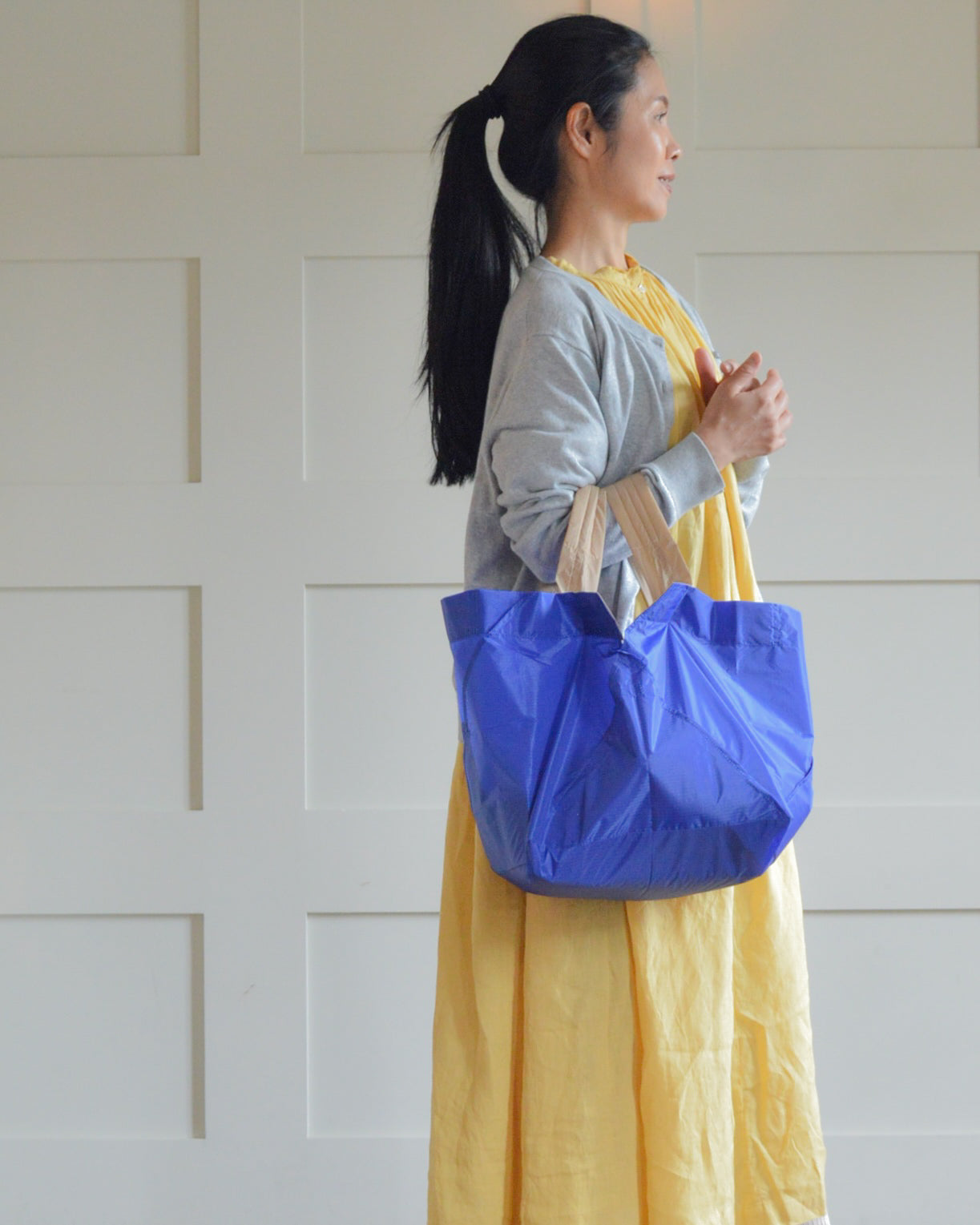 ブルー×ベージュ|Lサイズ　【予約：1月下旬お届け】