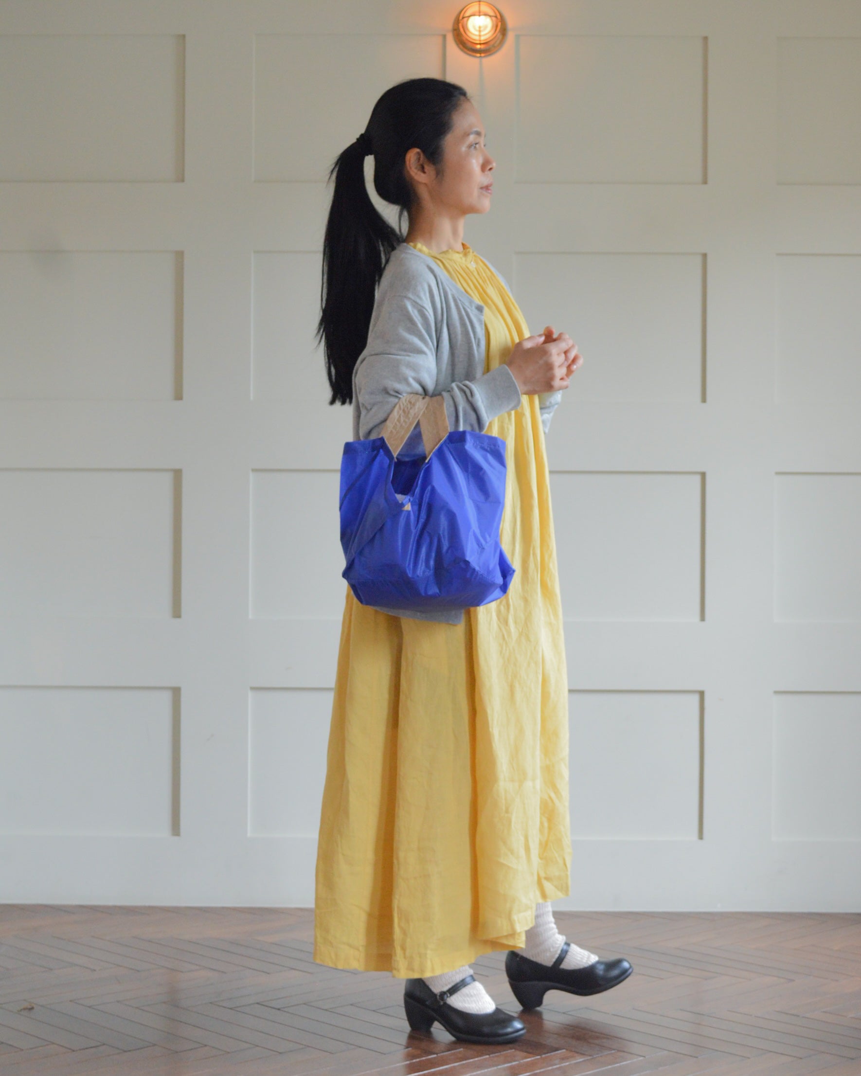 ブルー×ベージュ|Mサイズ【予約：1月下旬お届け】