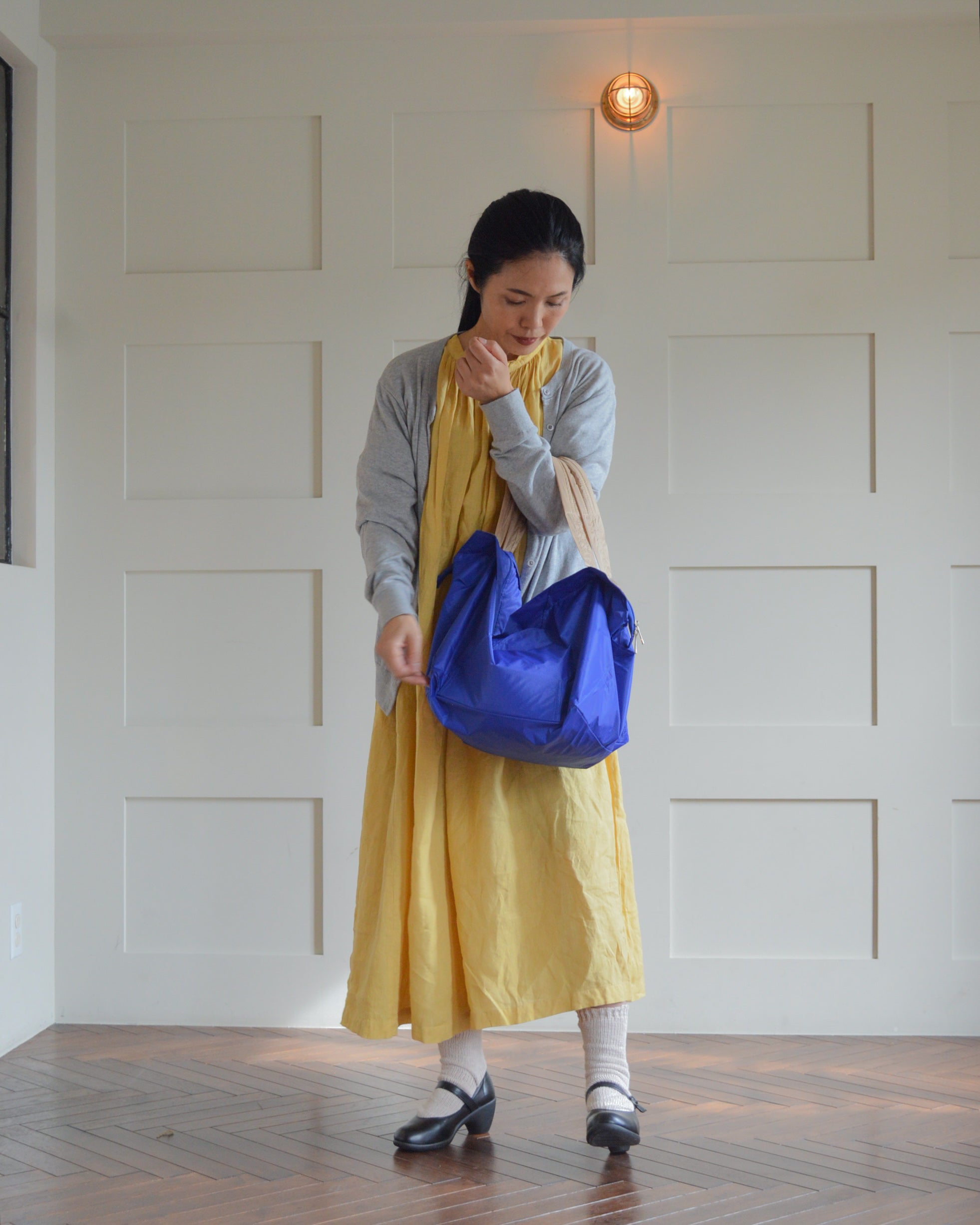 ブルー×ベージュ|保冷バッグ　【予約：1月下旬お届け】