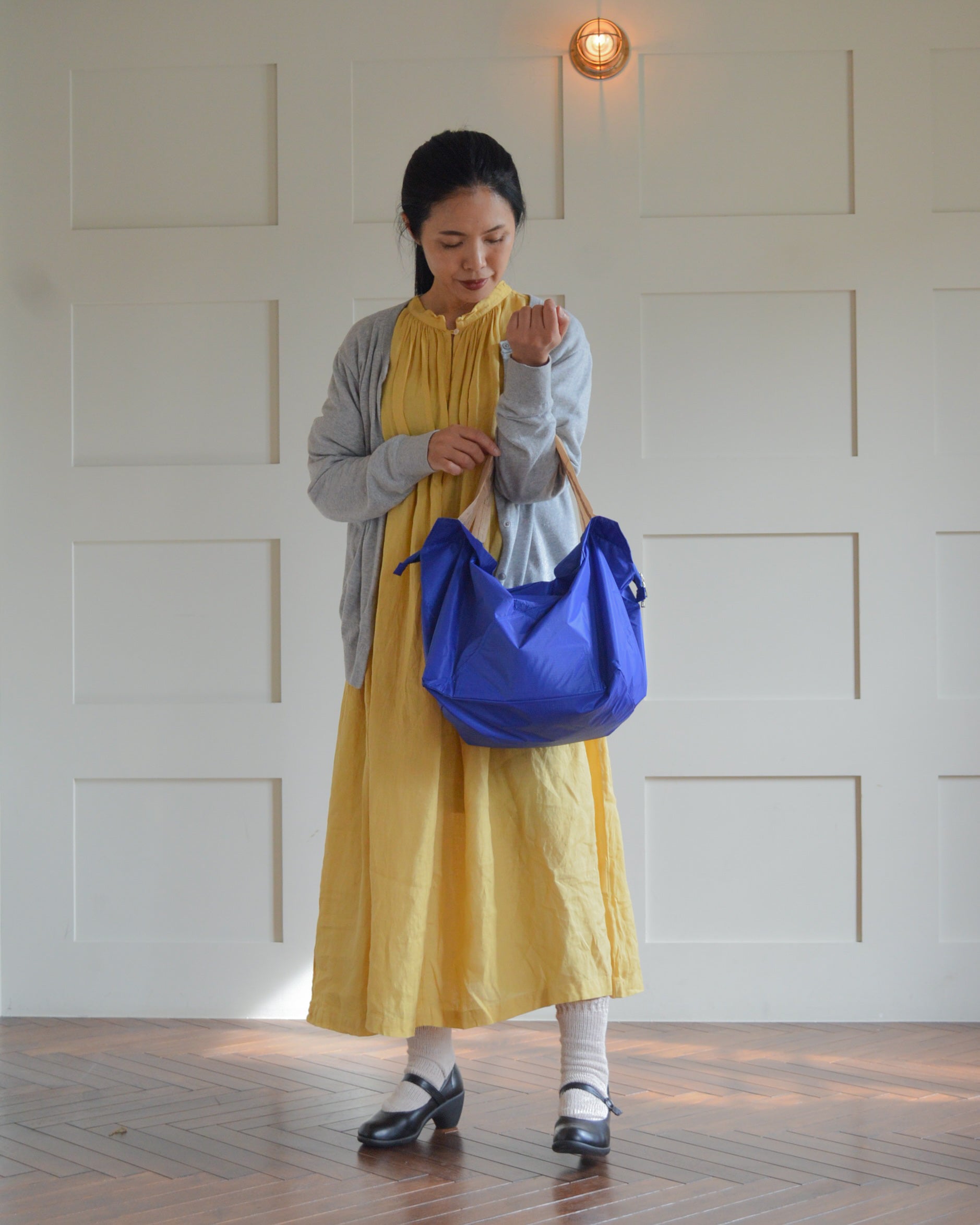 ブルー×ベージュ|保冷バッグ　【予約：1月下旬お届け】