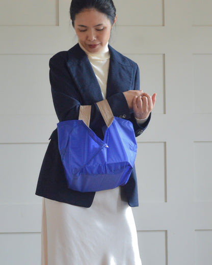 ブルー×ベージュ|Mサイズ【予約：1月下旬お届け】