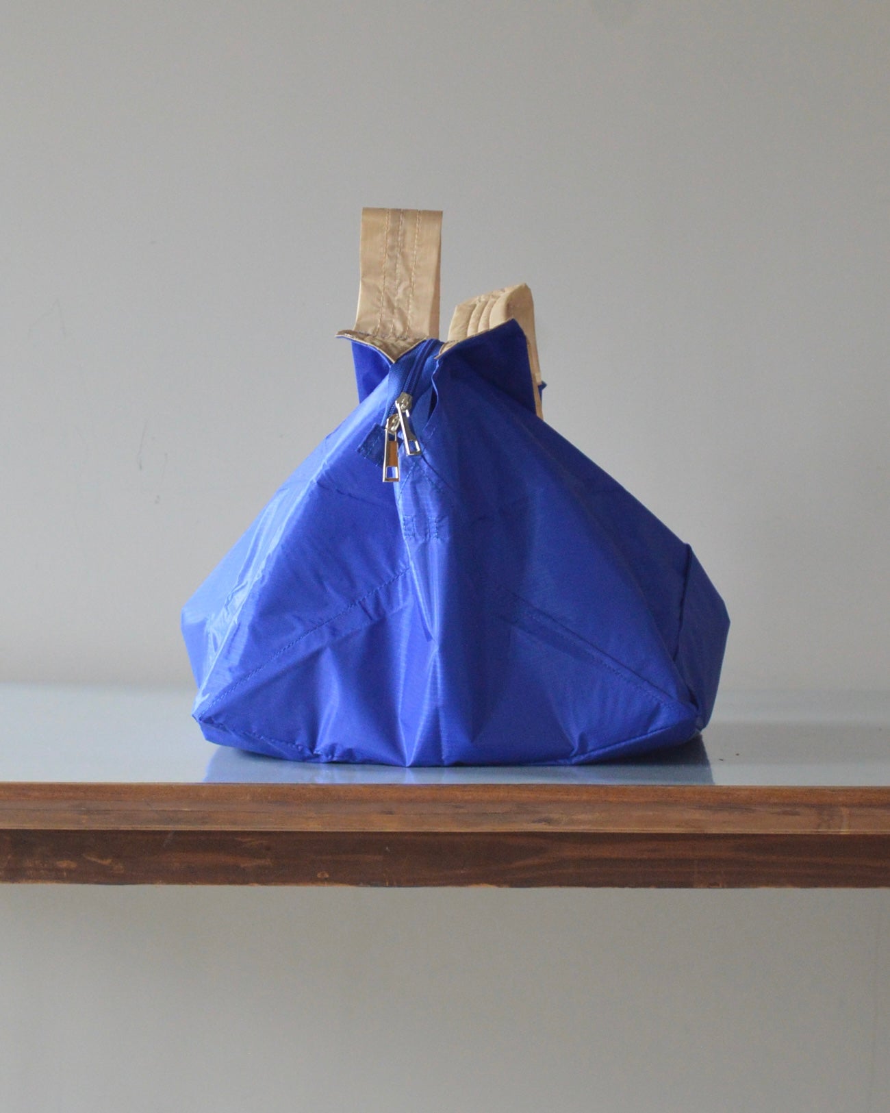 ブルー×ベージュ|保冷バッグ　【予約：1月下旬お届け】