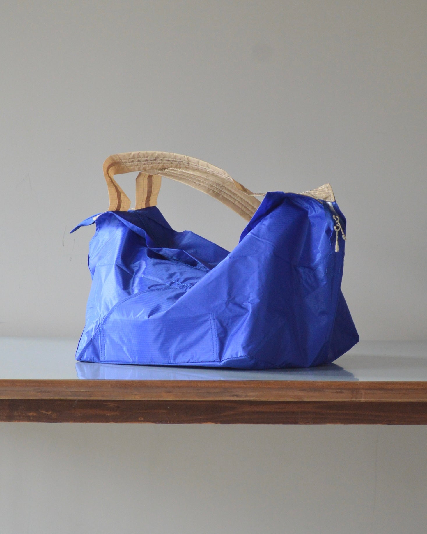 ブルー×ベージュ|保冷バッグ　【予約：1月下旬お届け】