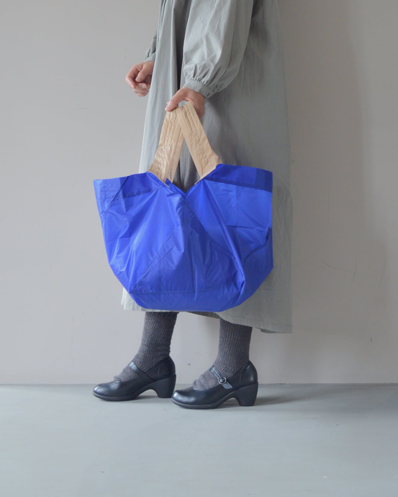 ブルー×ベージュ|Lサイズ　【予約：1月下旬お届け】