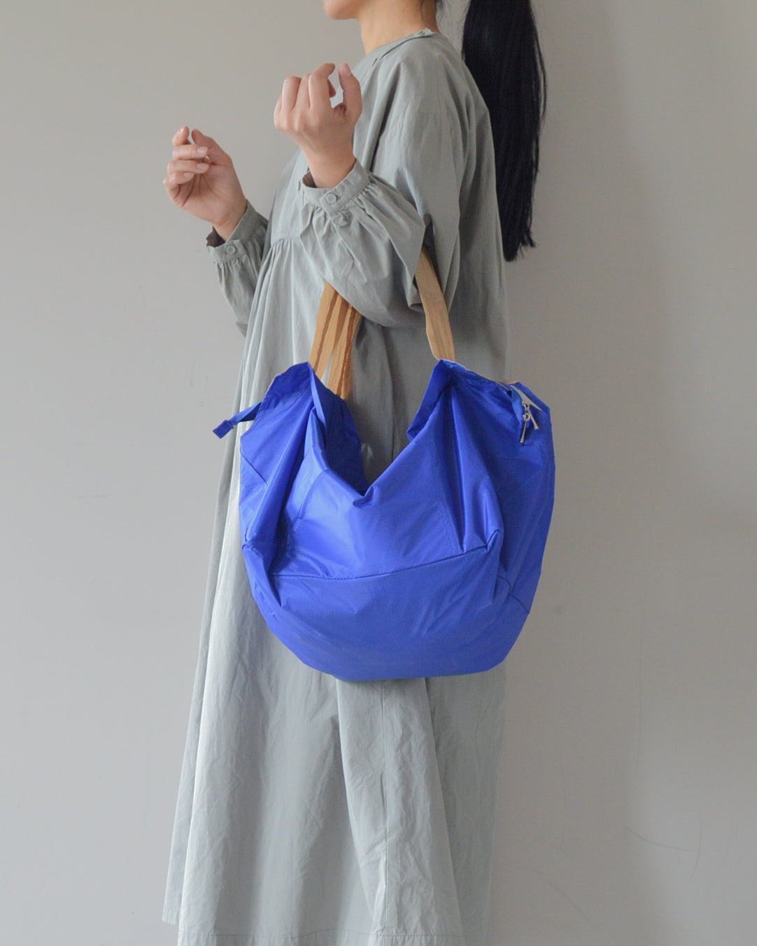 ブルー×ベージュ|保冷バッグ　【予約：1月下旬お届け】