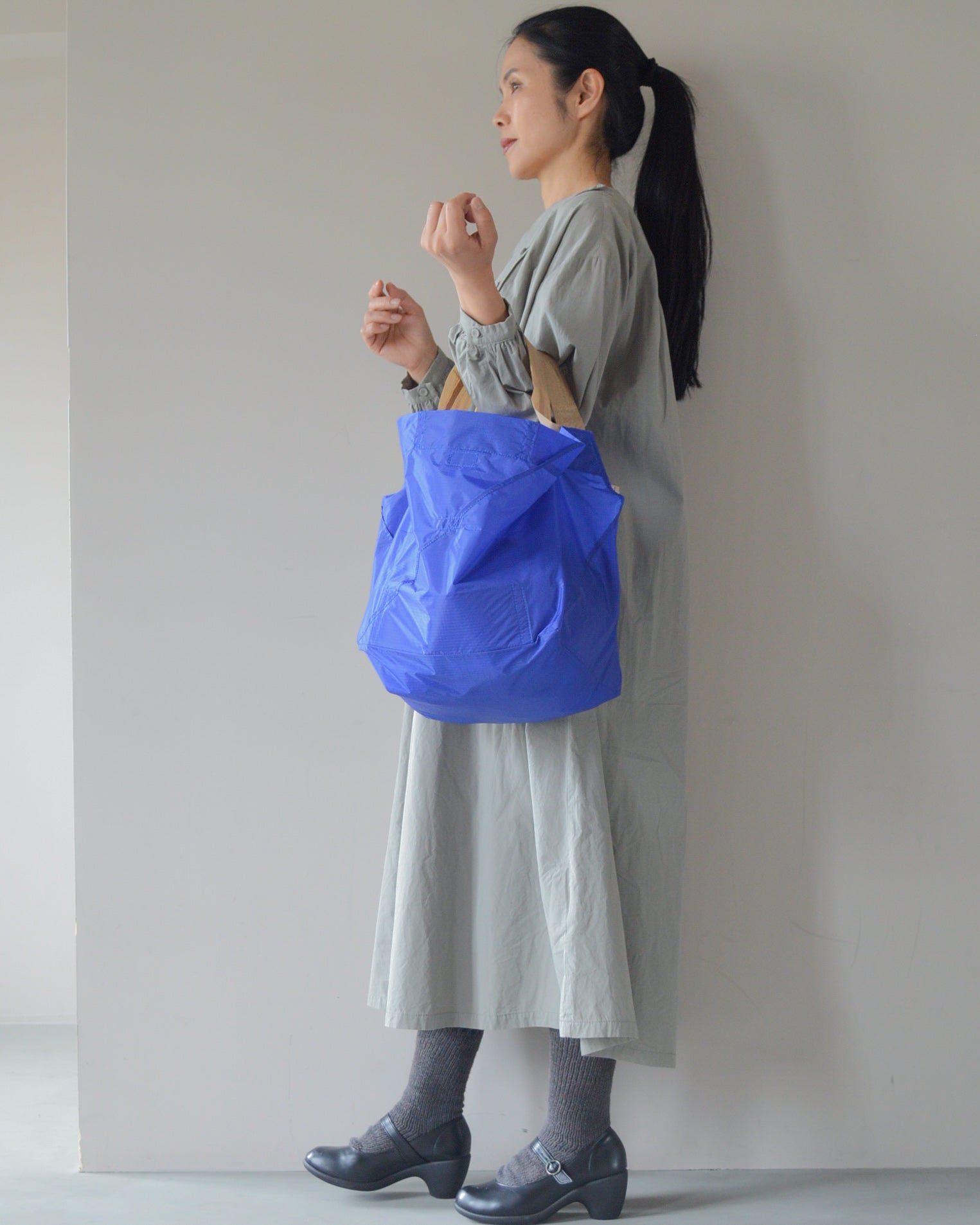 ブルー×ベージュ|Lサイズ　【予約：1月下旬お届け】