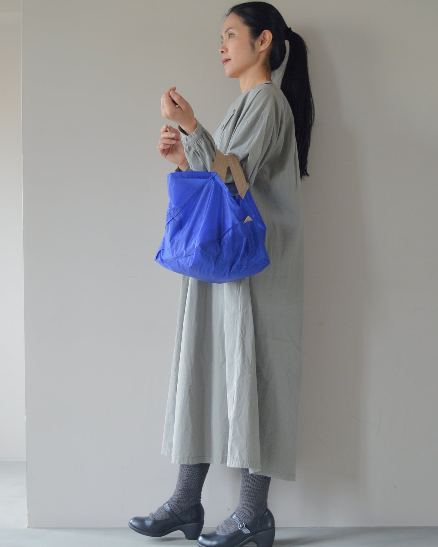 ブルー×ベージュ|Mサイズ【予約：1月下旬お届け】