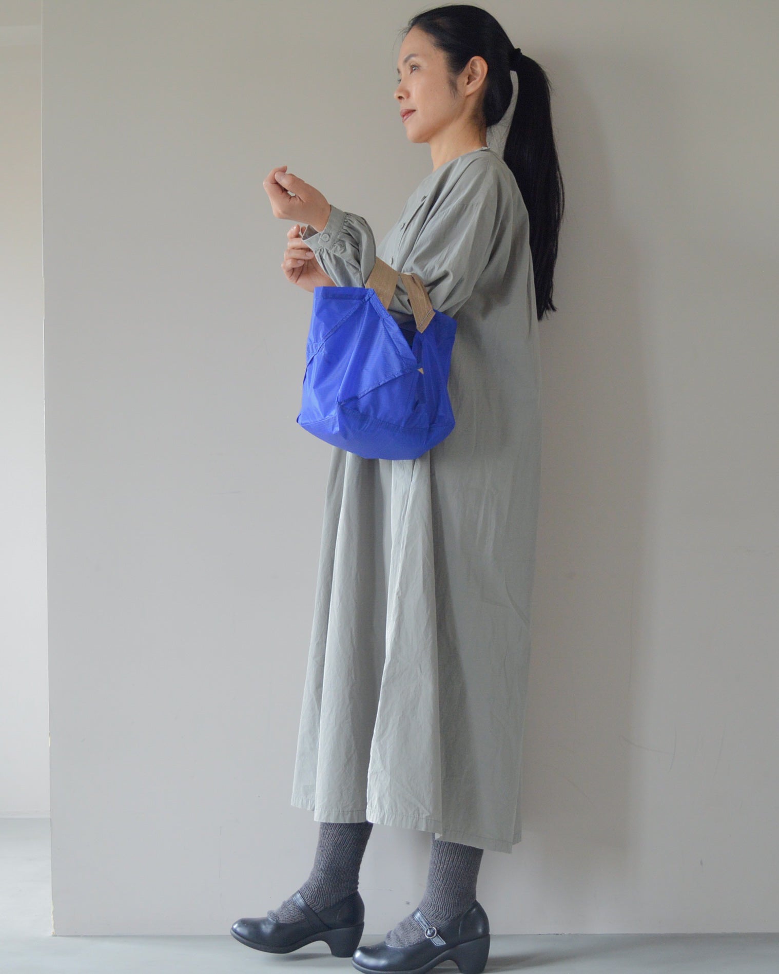 ブルー×ベージュ|Sサイズ　【予約：1月下旬お届け】