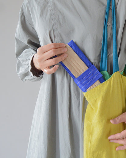 ブルー×ベージュ|Lサイズ　【予約：1月下旬お届け】