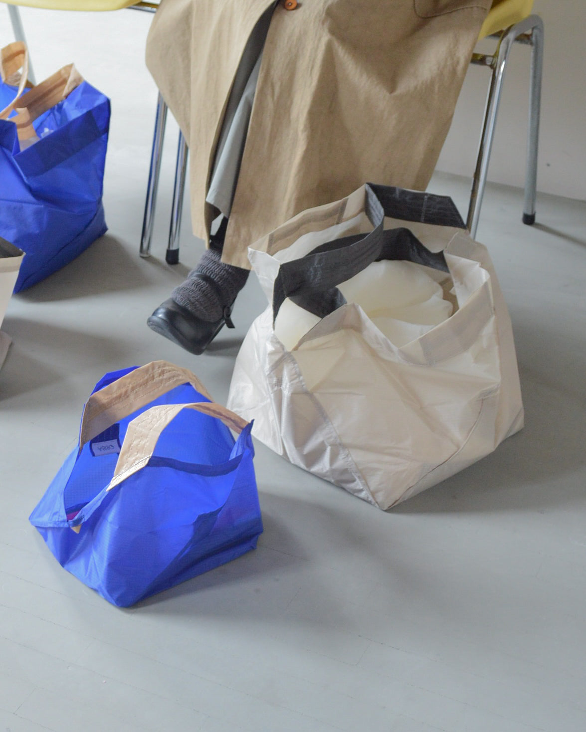 ブルー×ベージュ|Sサイズ　【予約：1月下旬お届け】