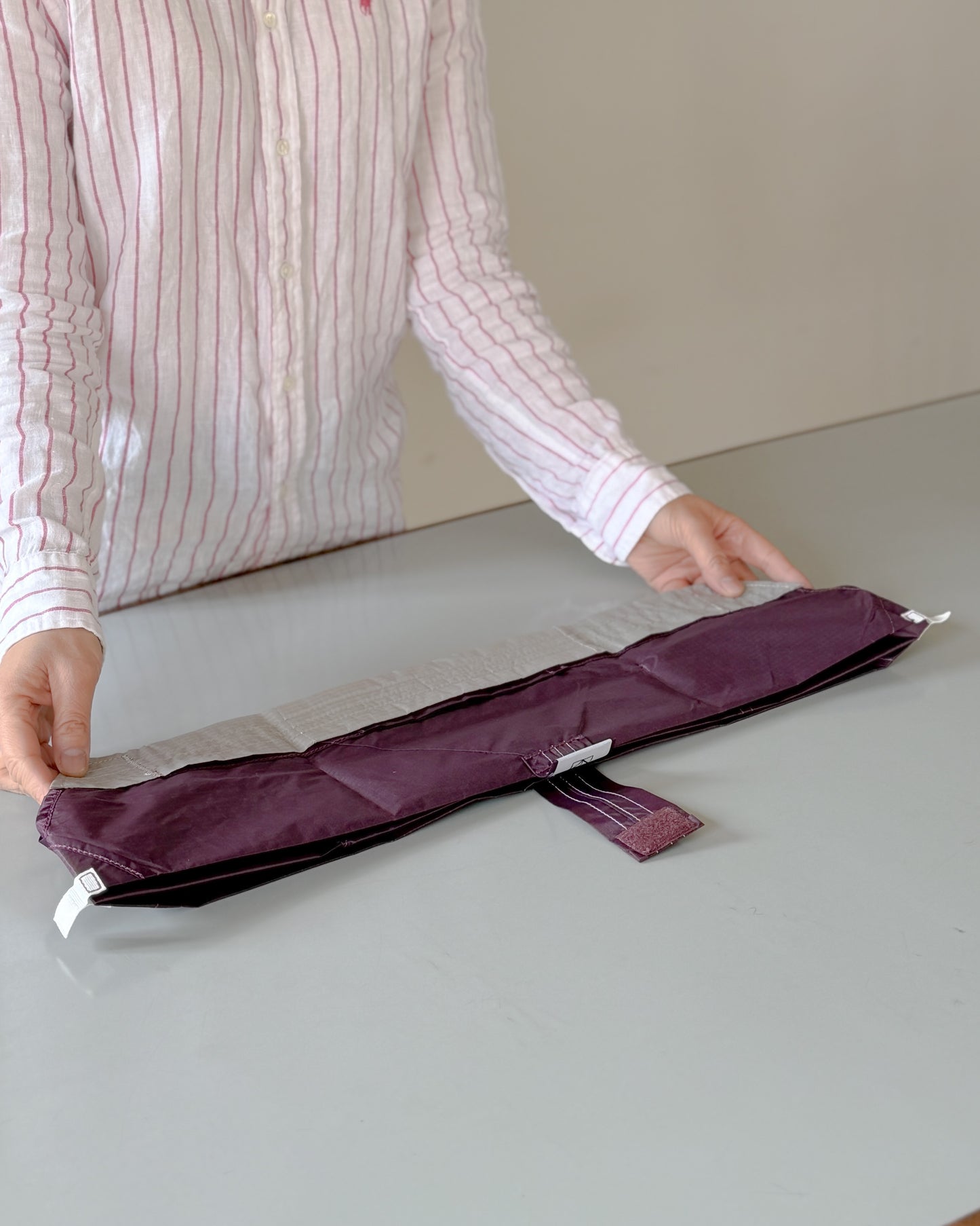 パープル×ライトグレー|Lサイズ【予約：4月下旬お届け】