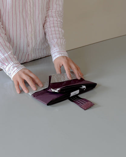 パープル×ライトグレー|Lサイズ【予約：4月下旬お届け】