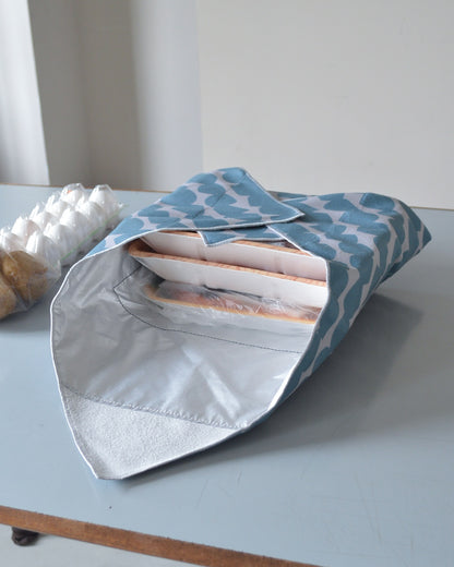 包むが楽しみになる、北欧柄の保冷ふろしき|2,3月限定（お届け４月下旬）