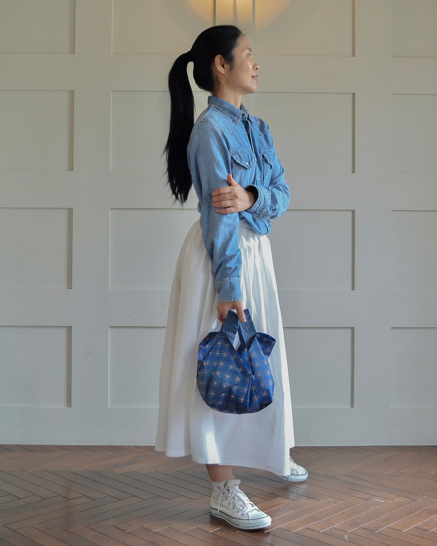 神戸タータンブルーチェック|Sサイズ【予約：6月下旬お届け】