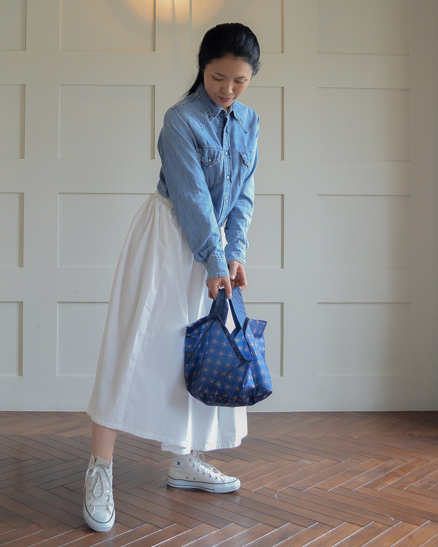 神戸タータンブルーチェック|Mサイズ【予約：6月下旬お届け】