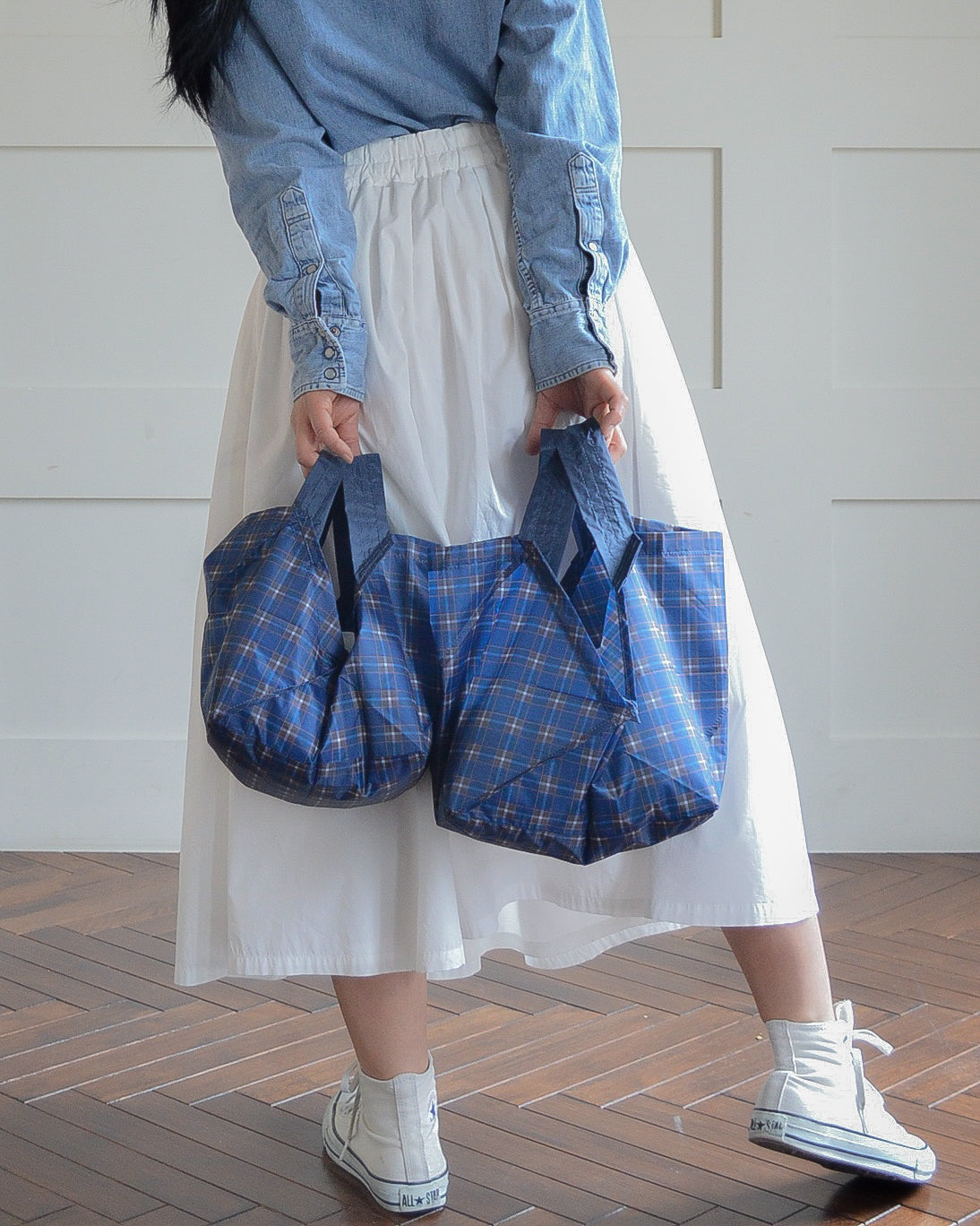 神戸タータンブルーチェック|Mサイズ【予約：6月下旬お届け】