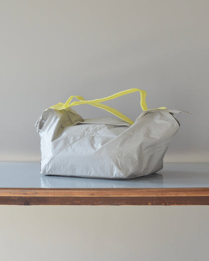 ミルクティーベージュ×れもんイエロー|保冷バッグ大【予約：4月下旬お届け】