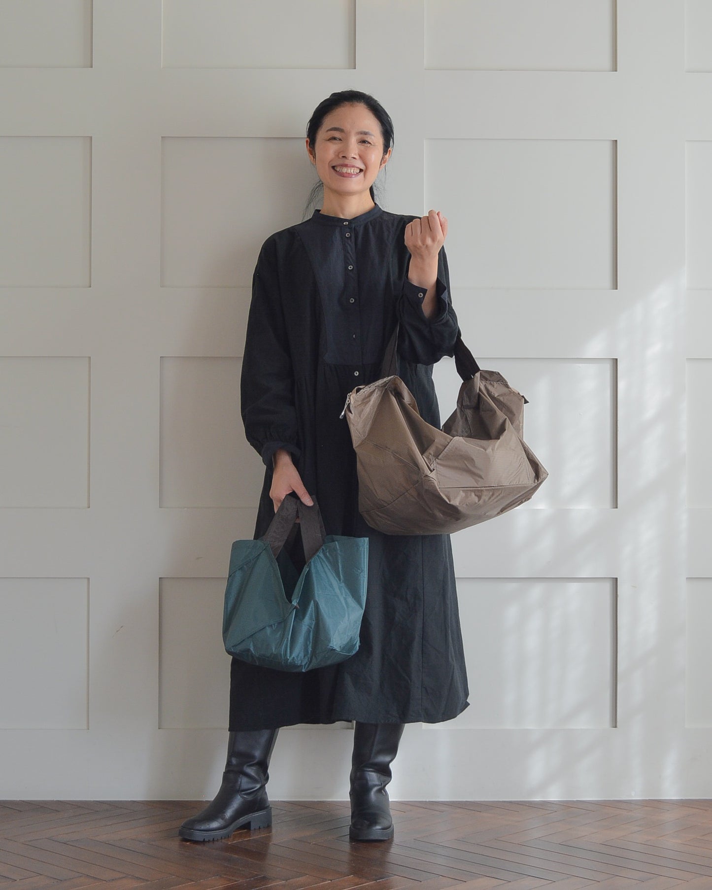 モスグリーン×チャコールブラウン|Mサイズ予約：2月下旬お届け】