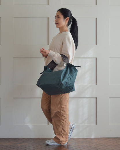 モスグリーン×チャコールブラウン|保冷バッグ　【予約：2月下旬お届け】