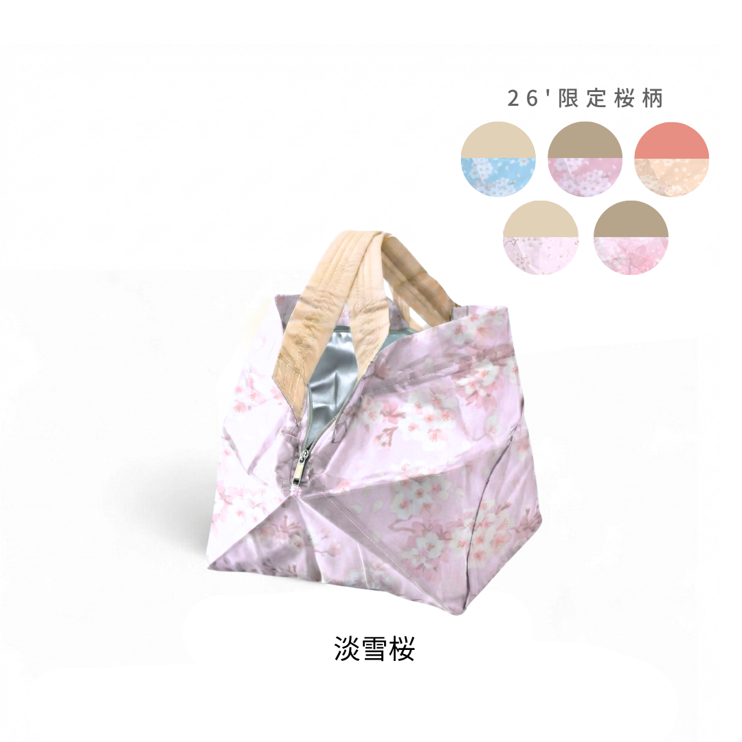 【予約】桜柄ORIBA保冷バッグ小