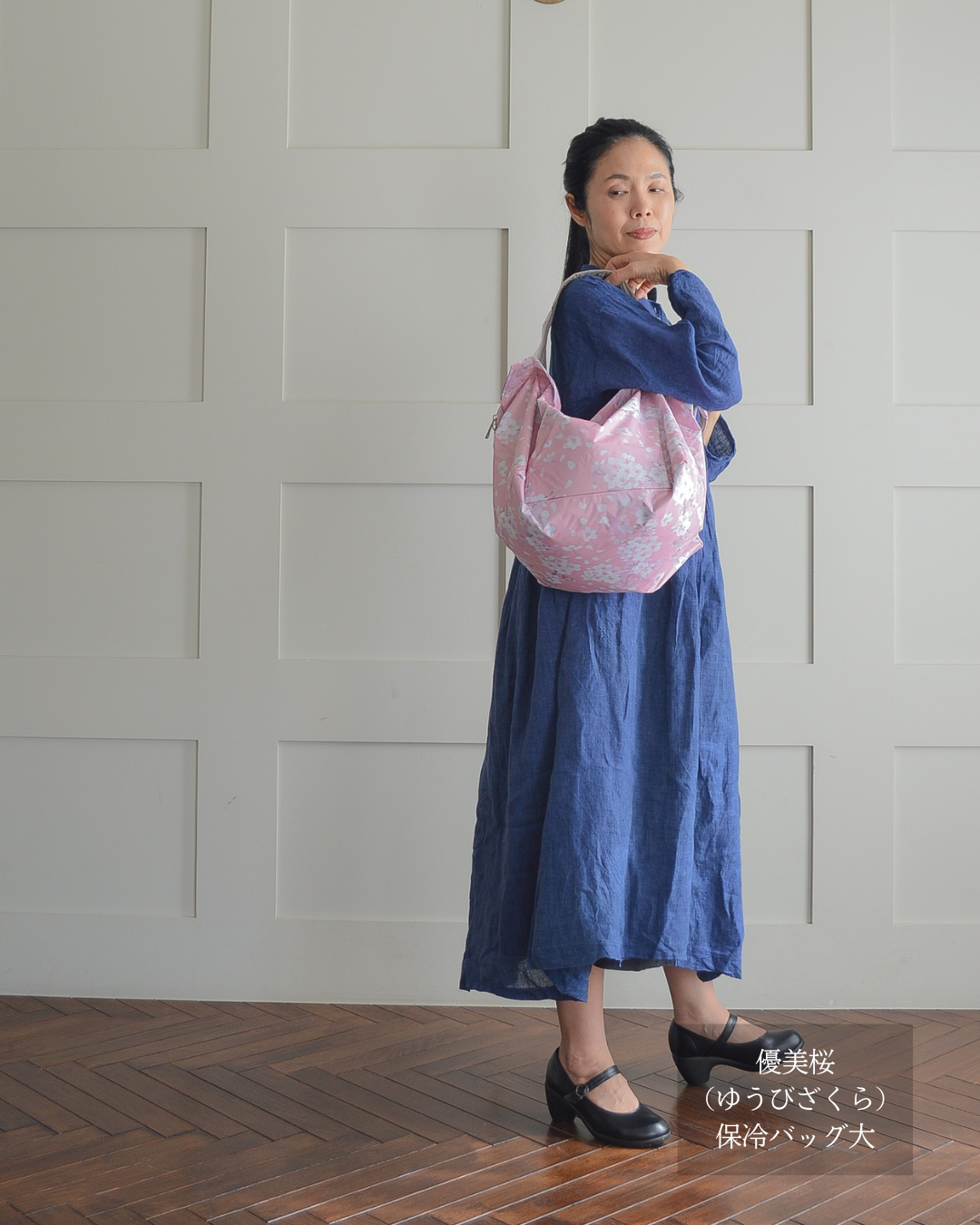 【母の日仕様】桜柄保冷バッグ大｜4月下旬お届け