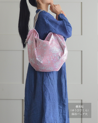 【母の日仕様】桜柄保冷バッグ大