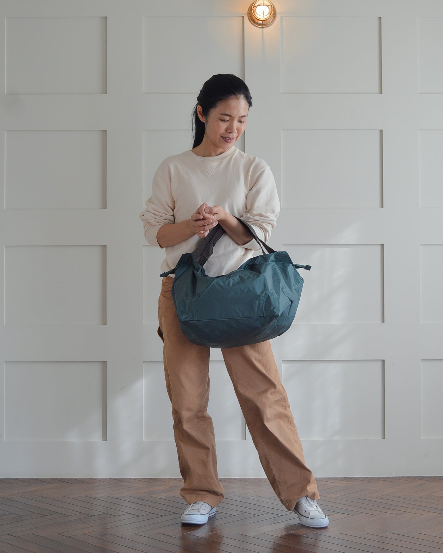 モスグリーン×チャコールブラウン|保冷バッグ　【予約：2月下旬お届け】