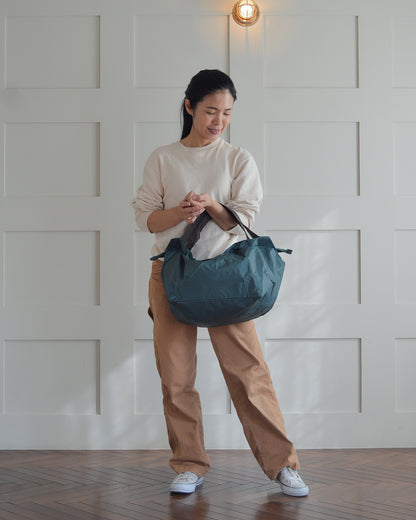 モスグリーン×チャコールブラウン|保冷バッグ　【予約：2月下旬お届け】