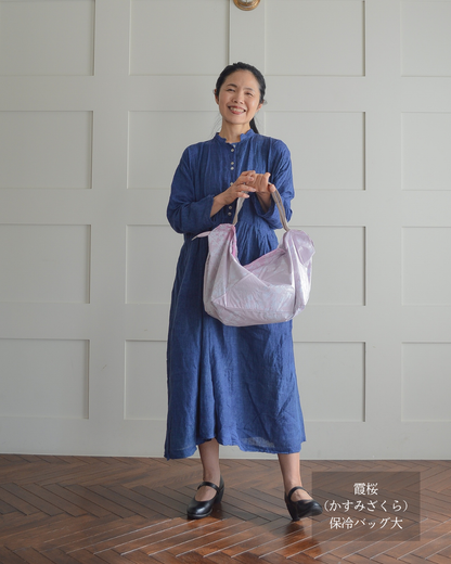 【母の日仕様】桜柄保冷バッグ大