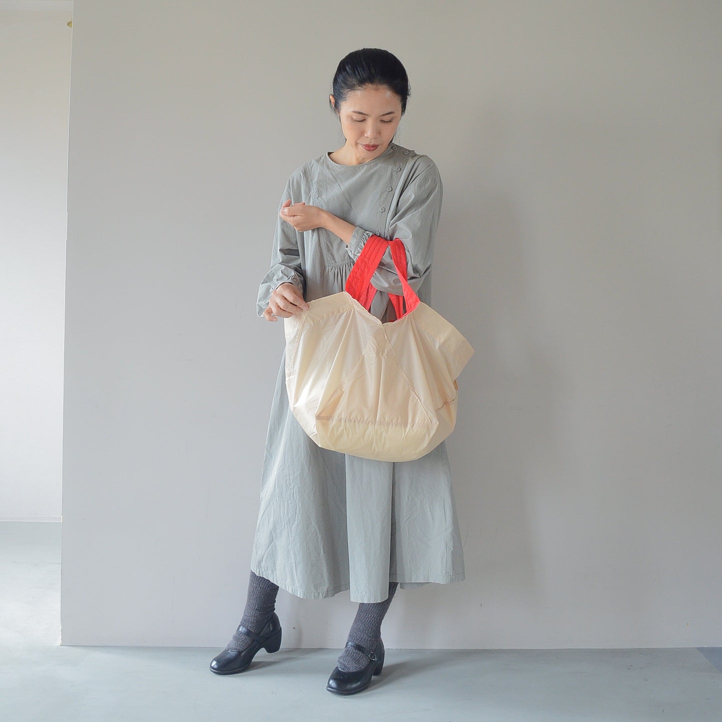 ORIBA Self-Checkout Eco Bag (New L Size) + Insulated Furoshiki Cloth [Pre-order: Delivery in late November]