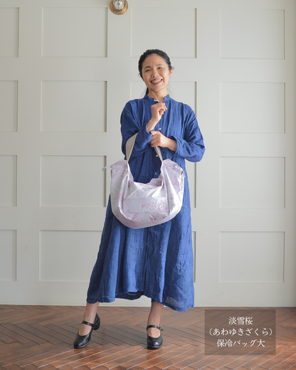 【母の日仕様】桜柄保冷バッグ大