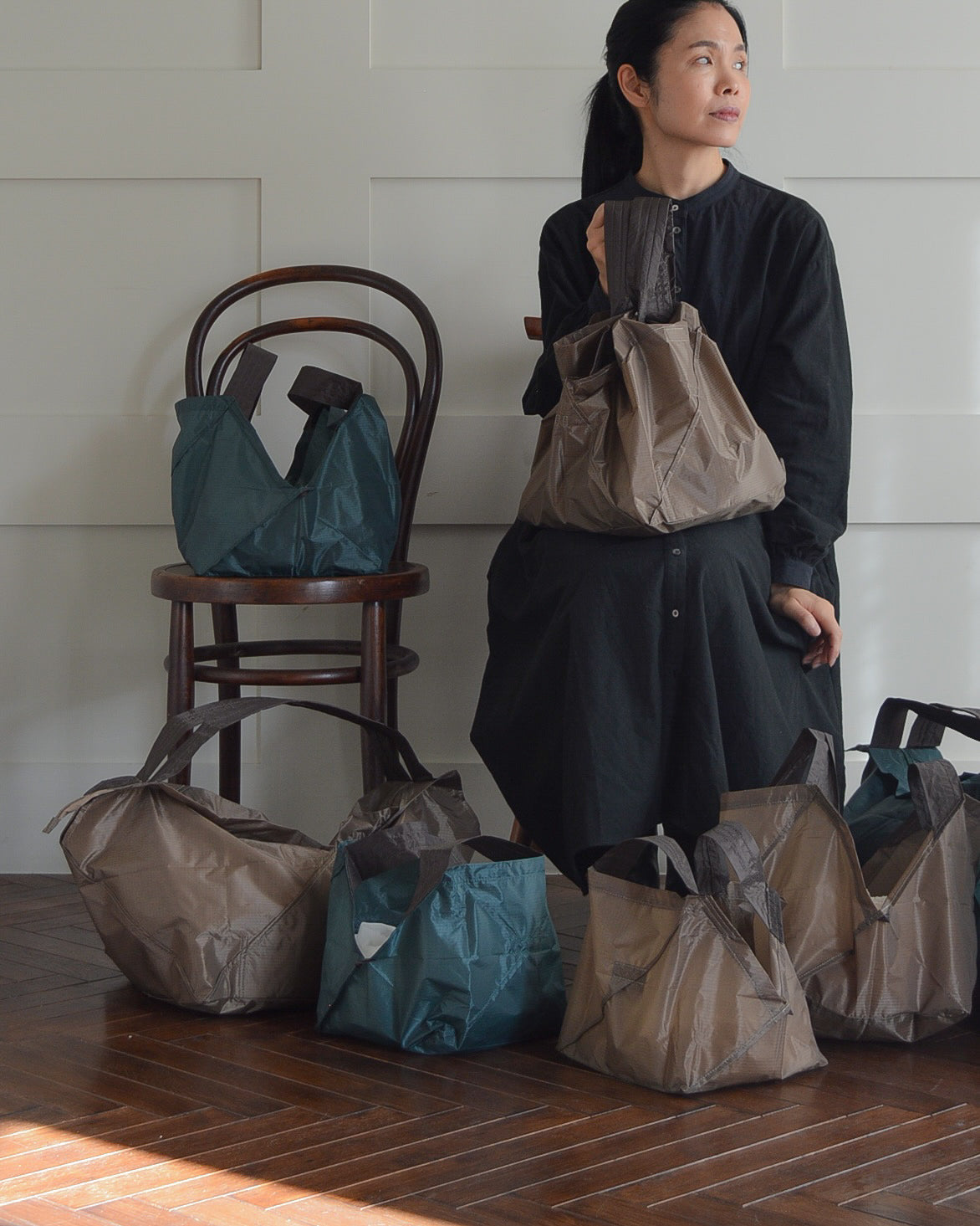 モカブラウン×チャコールブラウン|保冷バッグ　【予約：2月下旬お届け】