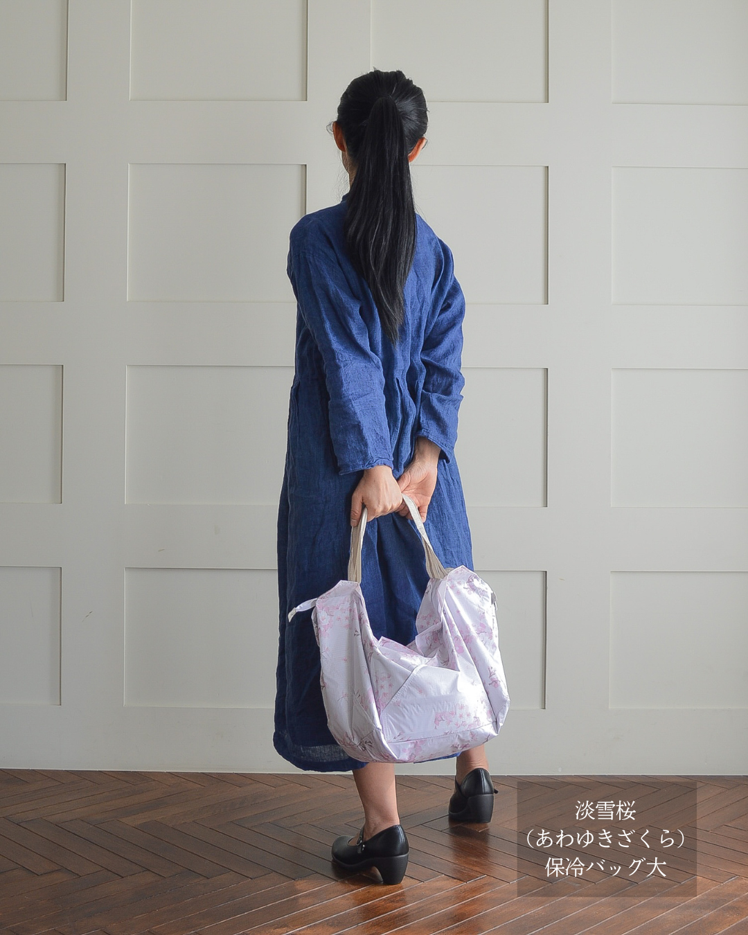 【母の日仕様】桜柄保冷バッグ大｜4月下旬お届け