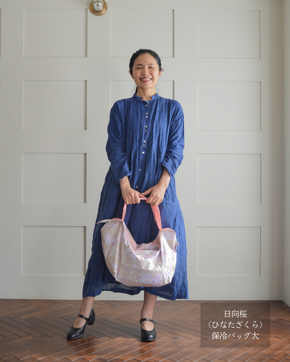 【母の日仕様】桜柄保冷バッグ大