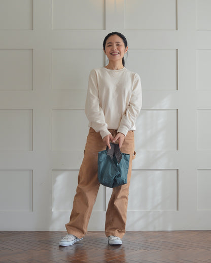 Light Beige x Charcoal Gray | Size S [Pre-order: Delivery in late January]