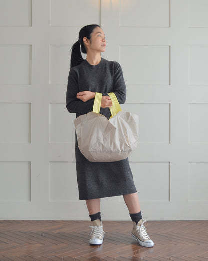 ミルクティーベージュ×れもんイエロー|Lサイズ【予約：4月下旬お届け】