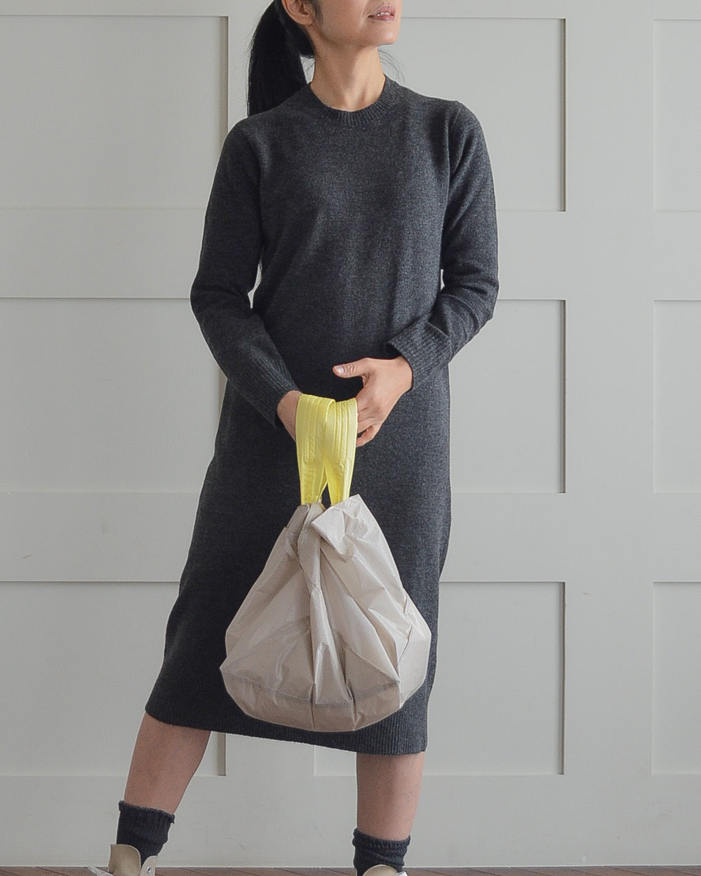 ミルクティーベージュ×れもんイエロー|Lサイズ【予約：4月下旬お届け】