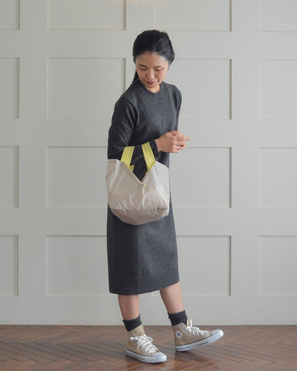 ミルクティーベージュ×れもんイエロー|Mサイズ【予約：4月下旬お届け】