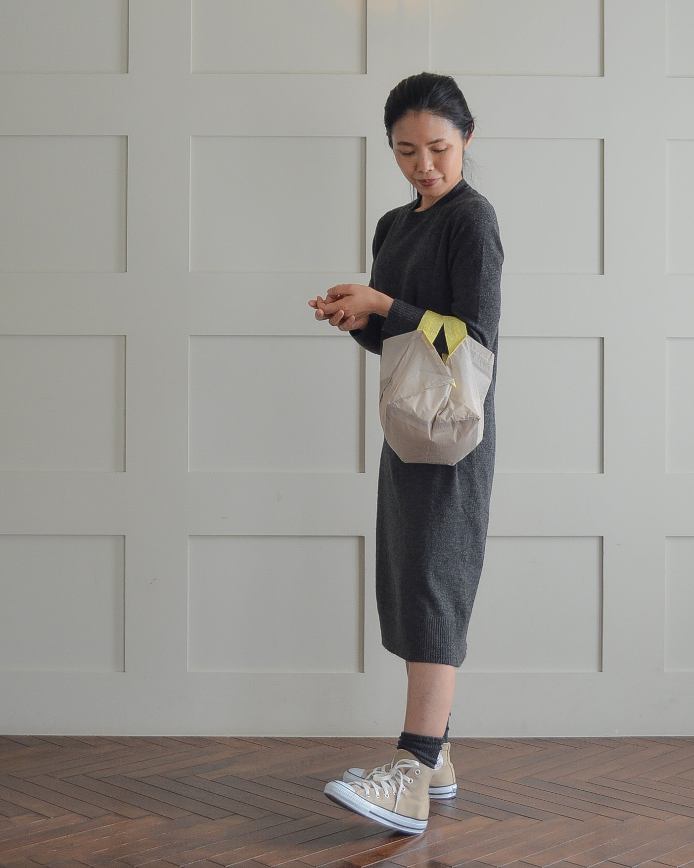 ミルクティーベージュ×れもんイエロー|Sサイズ【予約：4月下旬お届け】