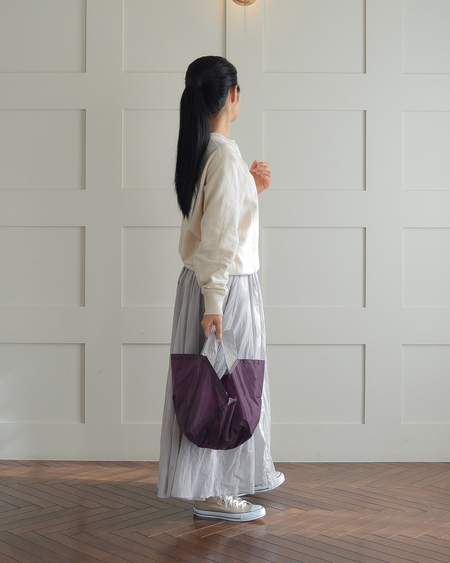 パープル×ライトグレー|Mサイズ【予約：4月下旬お届け】