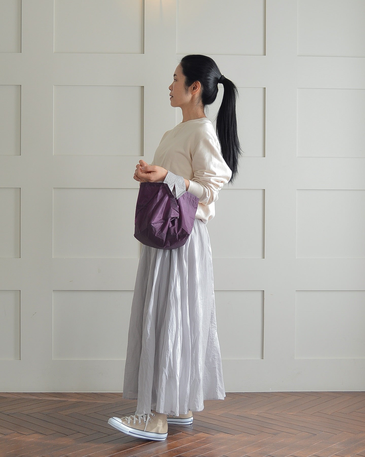 パープル×ライトグレー|Sサイズ【予約：4月下旬お届け】